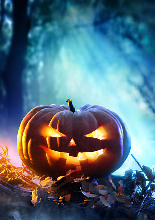 Spooky Halloween pumpkin