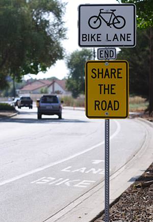 Bike Lane share the road - Denver Dangerous Roads
