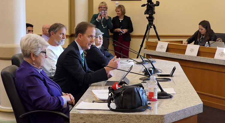 Senator Court, Scott O'Sullivan, Laurie Montoya testifying at the Capitol 1/24/19