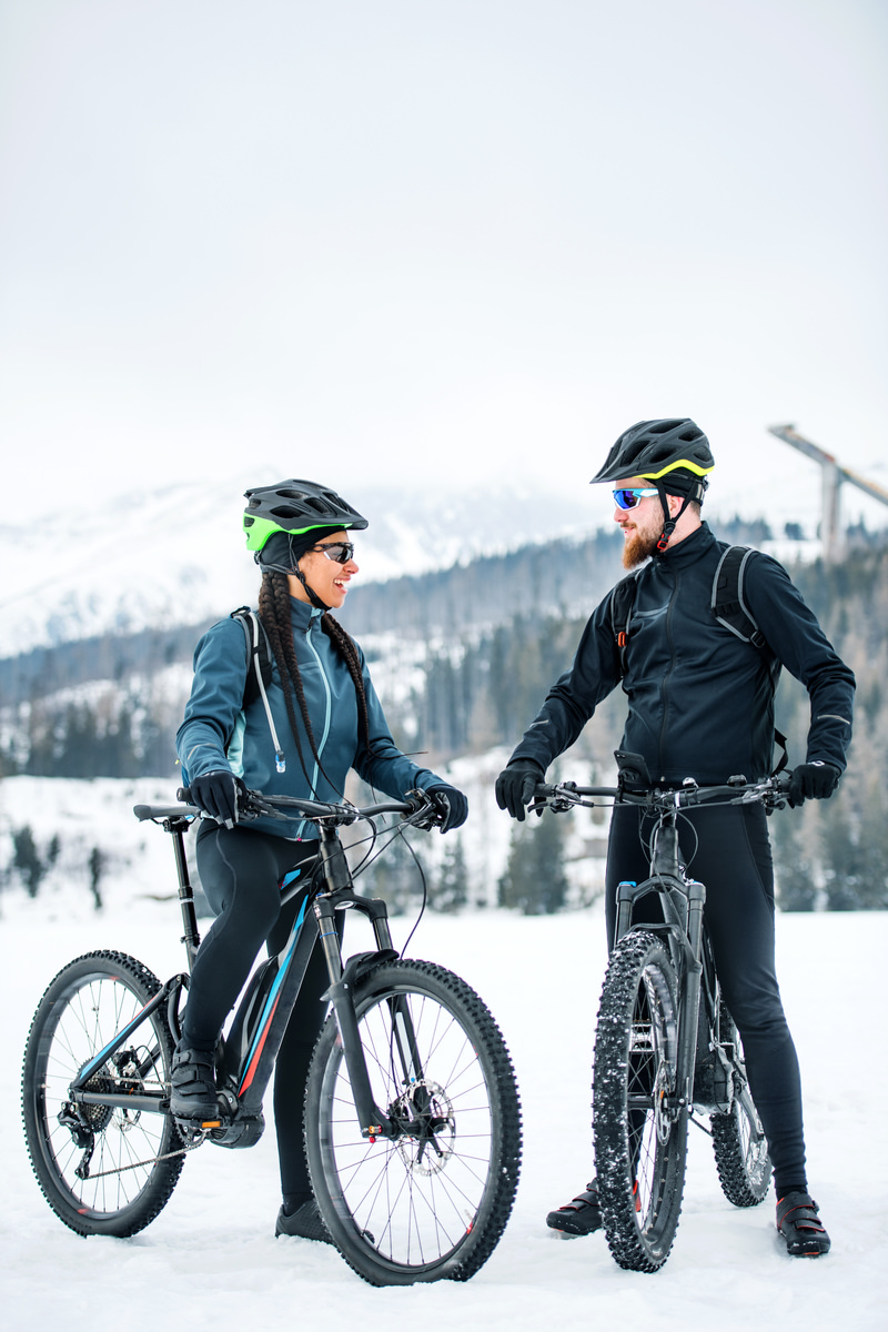 image of two bikers in snow personal injury lawyer