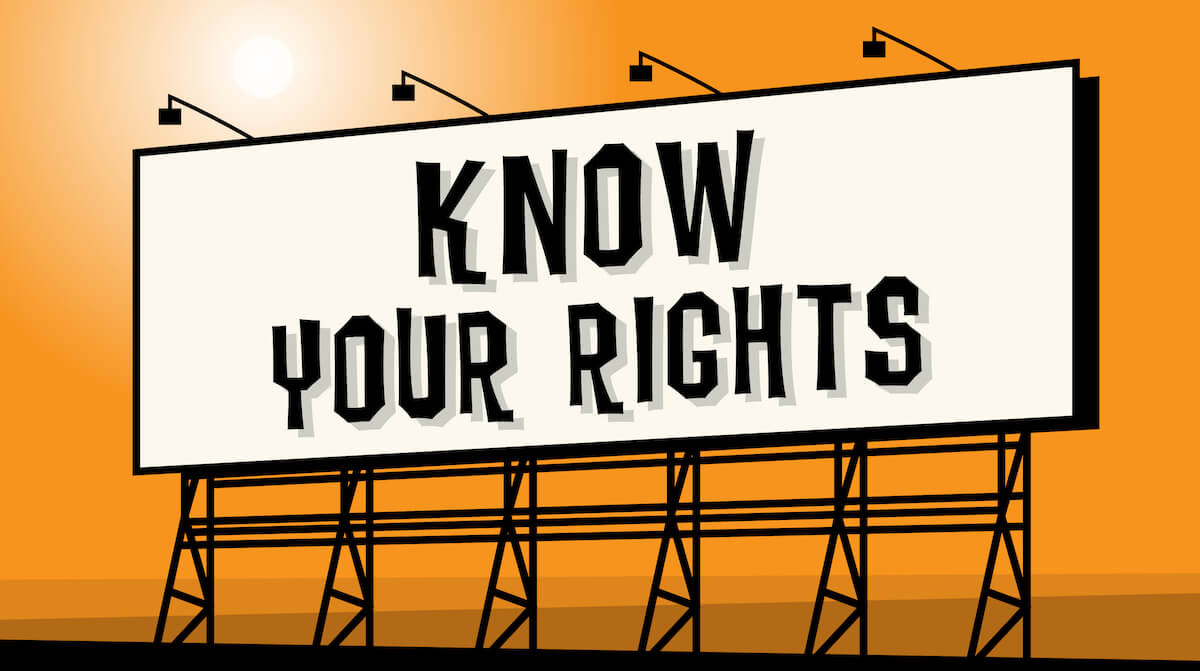 Know Your Rights Billboard