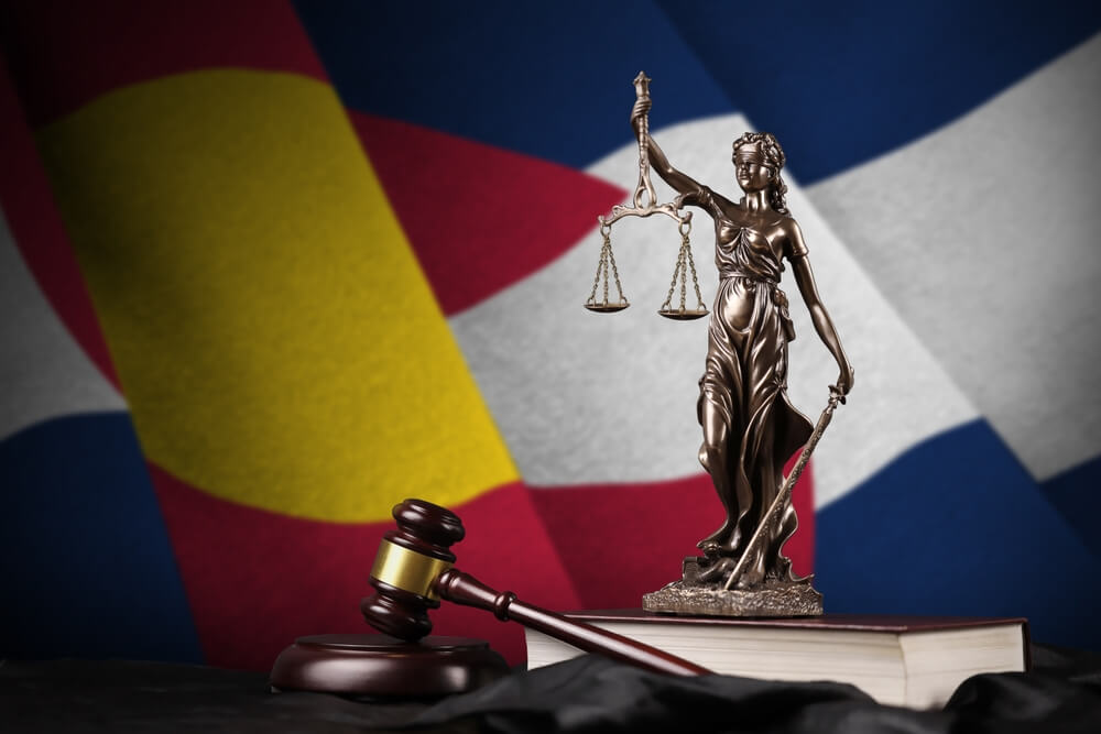 Personal injury law in Colorado - gavel and justice